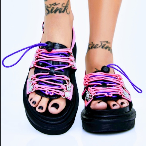 🌺PARADISE 🌺Platform Footbed Strap Sandals - Picture 4 of 5